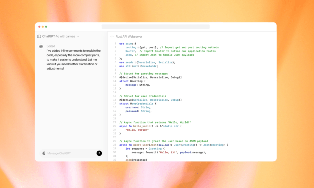 Open AI Launches Canvas A New Chat Gpt Interface Tailored To Writing And Coding Projects